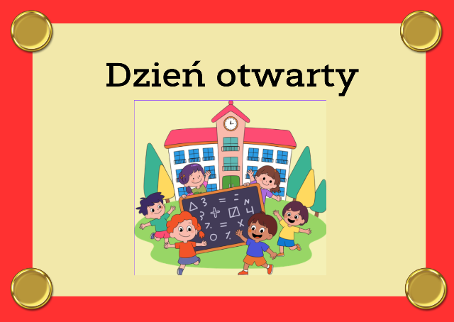 grafika z napisem dzień otwarty