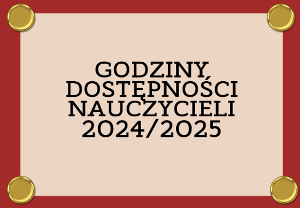 grafika z napisem dostępność nauczycieli