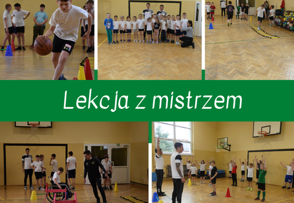 zajęcia sportowe na sali gimnastycznej