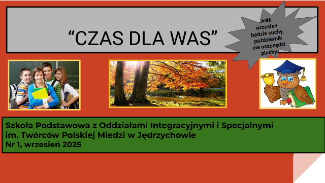 pierwsza strona gazetki szkolnej