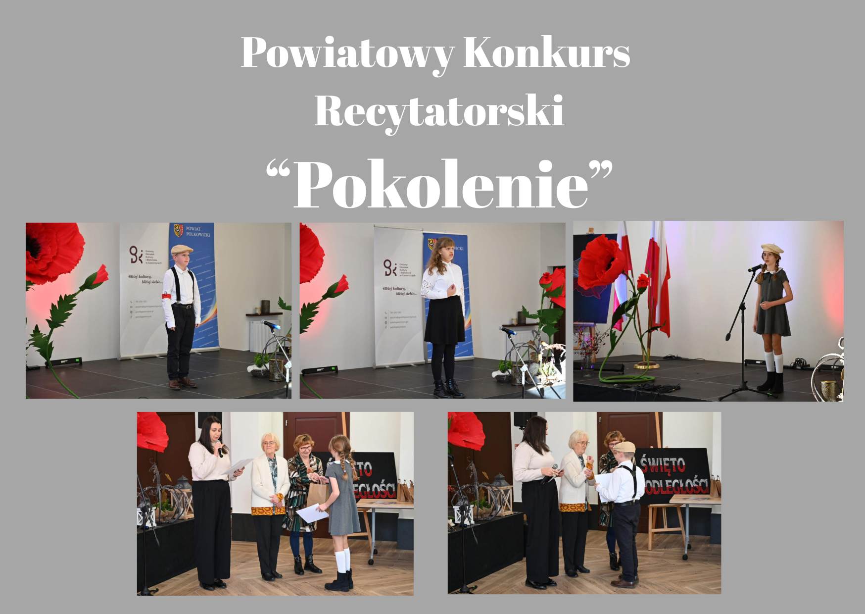 XIX Powiatowy Konkurs Recytatorski &bdquo;Pokolenie&rdquo;