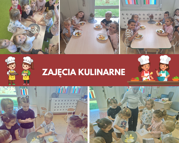 przedszkolaki na warsztatach kulinarnych