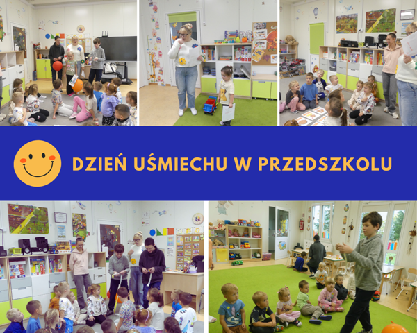 kolaż zdjęć przedszkolak&oacute;w