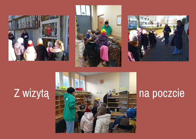 kolaż zdjęć przedszkolak&oacute;w na poczcie