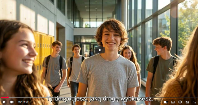 zdjęcie kadru ze spotu reklamowego zaw&oacute;d to wyb&oacute;r