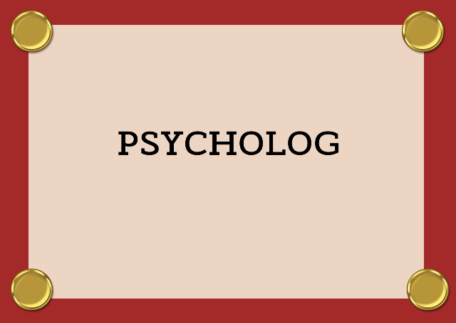GRAFIKA Z NAPISEM PSYCHOLOG