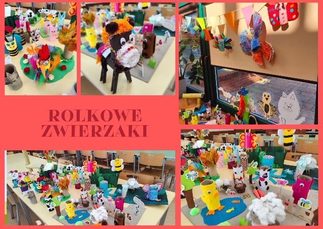 kolaż zdjęć prac z konkursu