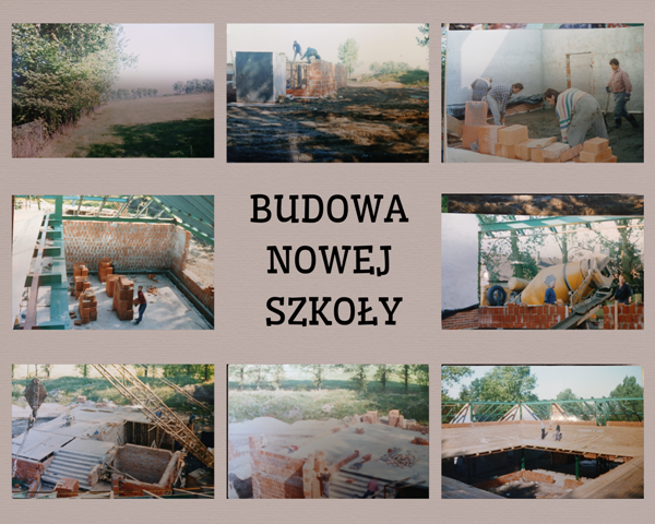 ZDJĘCIA Z BUDOWY NOWEJ SZKOŁY