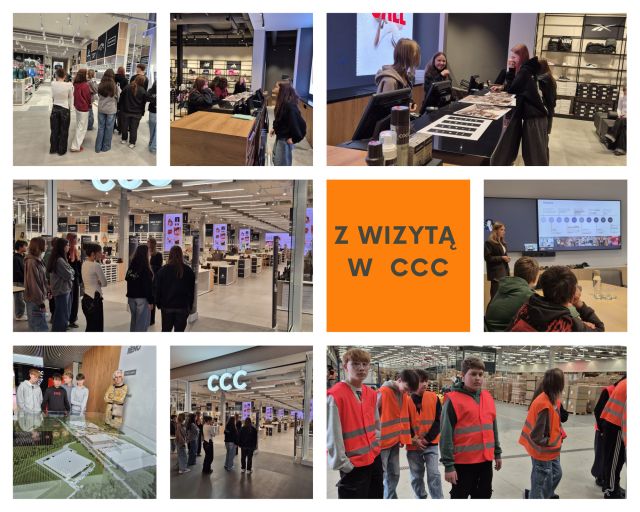 uczniowie w fabryce CCC