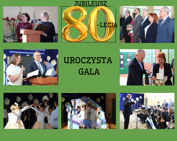 fotorelacja z uroczystej gali z okazji jubileuszu szkoły