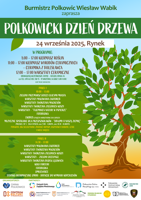 plakat polkowickiedo dnia drzewa