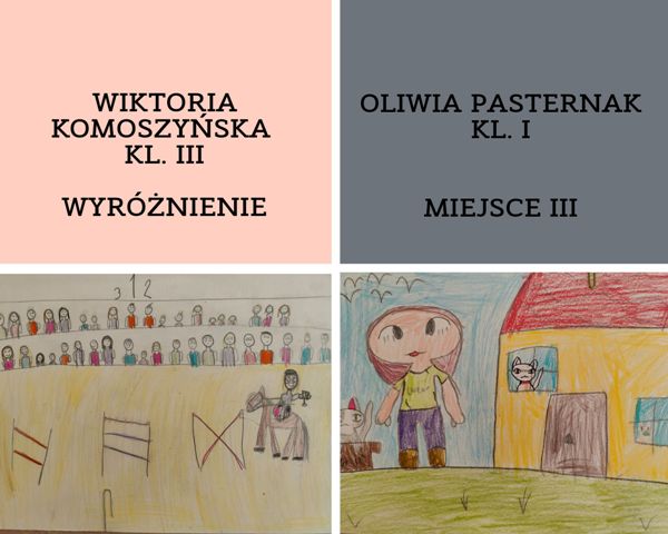 prace plastyczne laureatek konkursu