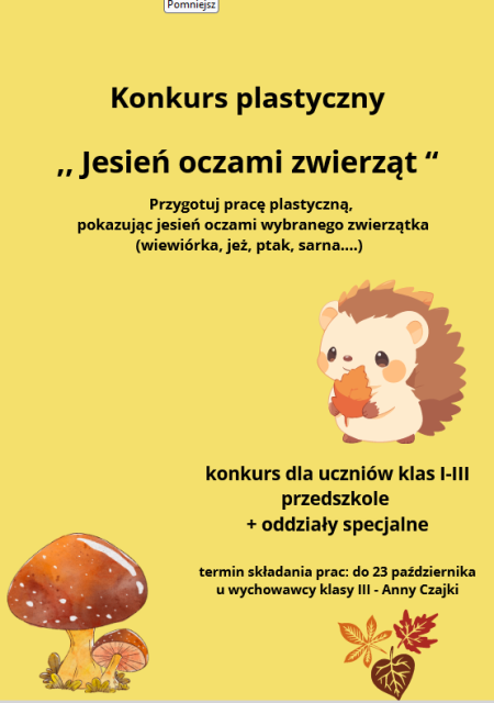plakat konkursu