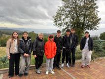 Uczniowie podczas wycieczki do Karpacza