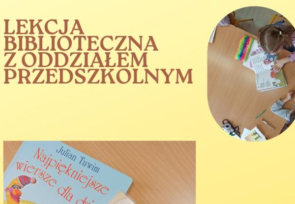 kolaż zdjęć dzieci w przedszkolu oglądają książeczki