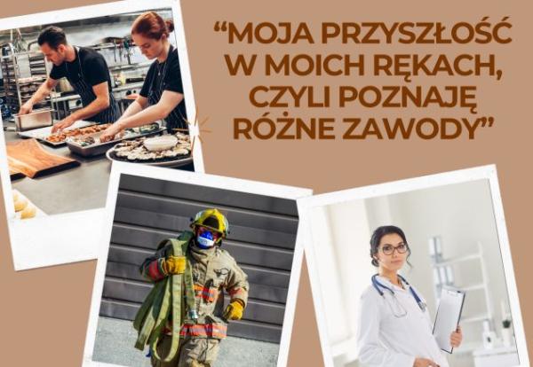 kolaż zdjęć różnych zawodów