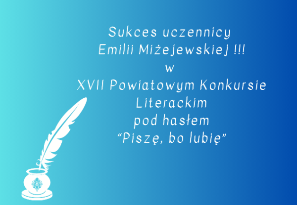 grafika z informacją o wygranej w konkursie