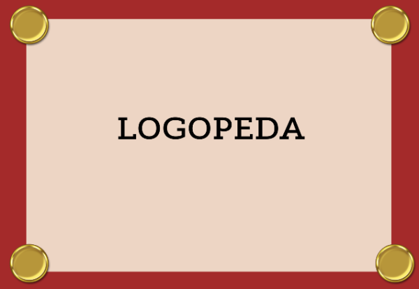 GRAFIKA Z NAPISEM LOGOPEDA