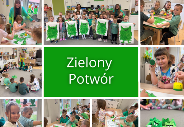 kolaż zdjęć przedszkolaków na zajęciach z psychologiem