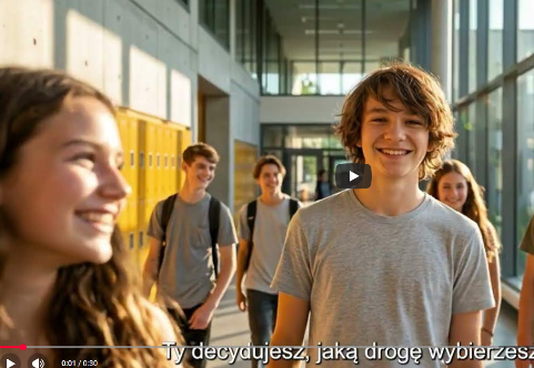 zdjęcie kadru ze spotu reklamowego zawód to wybór