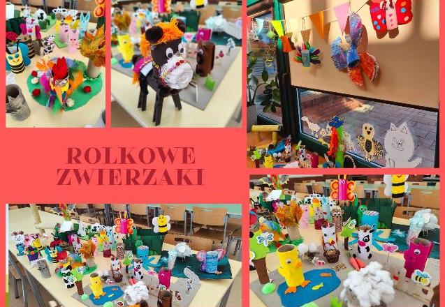 kolaż zdjęć prac z konkursu