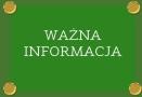 grafika z napisem ważna informacja