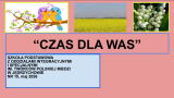 pierwsza strona e-gazetki szkolnej na miesiąc maj